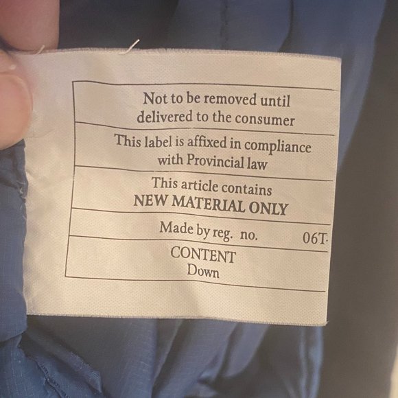 Patagonia Dark Navy Nano Puff Style Down Fill Parka Light Jacket Women Size M - Picture 10 of 10